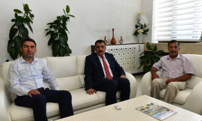 CHP İl Başkanı Kiraz'dan, Belediye Başkanı Gürkan'a Ziyaret