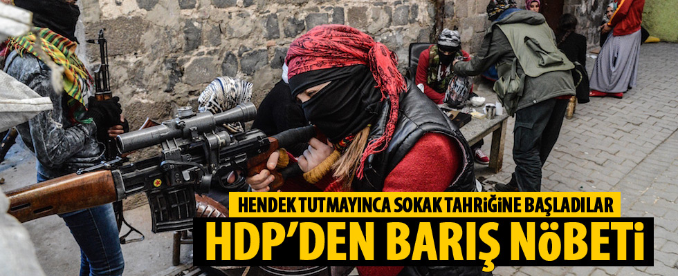 HDP terör nöbetine başlıyor