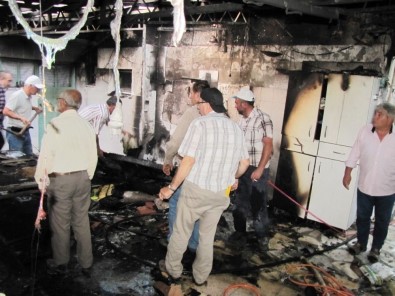 Hisarcık'taki Yangın Korkuttu
