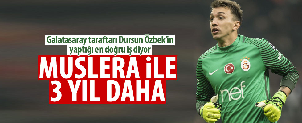 Galatasaray Muslera ile sözleşme uzattı