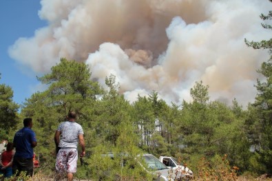 Marmaris'te Orman Yangını Açıklaması Kontrol Altına Alınamıyor