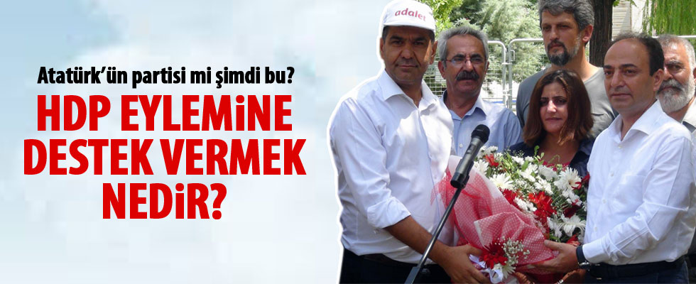 CHP'den HDP'nin eylemine destek