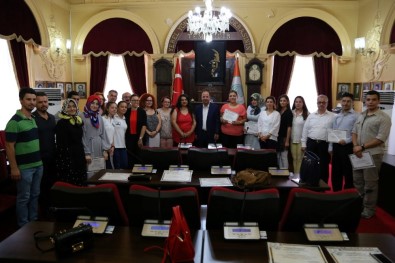 Edirne Belediyesi'nden İlk Yardımcılara Sertifika