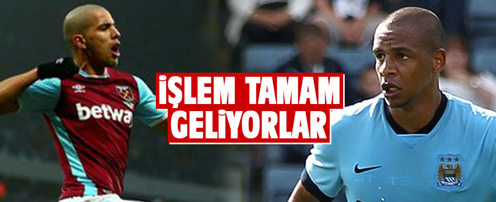 Feghouli ve Fernando Galatasaray'da
