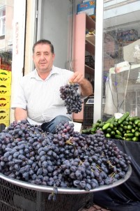 Kilis'te Horoz Karası Üzüm Piyasaya Çıktı