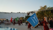 Pamukkale Travertenleri Manzaralı Günbatımında Mehter Gösterisi İzleyenleri Büyüledi