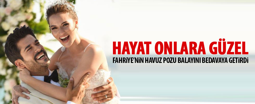 Fahriye Evcen ve Burak Özçivit bedava balayı yapıyor
