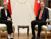 Cumhurbaşkanı Erdoğan, İngiltere Başbakanı May ile görüştü