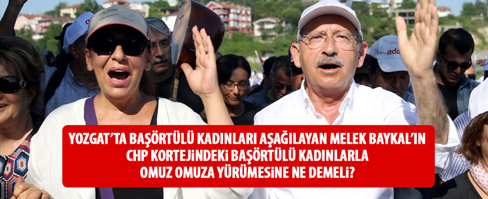 Melek Baykal da yürüyor