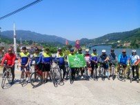 SAKLI CENNET - Saklı Cennet Şelalesi'ne Bisiklet Turu