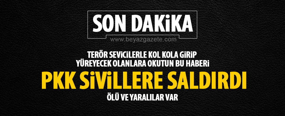 Teröristler Şırnak'ta işçilere saldırdı