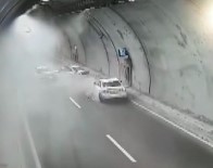 KARAOĞLAN - Tünelde Zincirleme Kaza Açıklaması 1 Ölü, 5 Yaralı