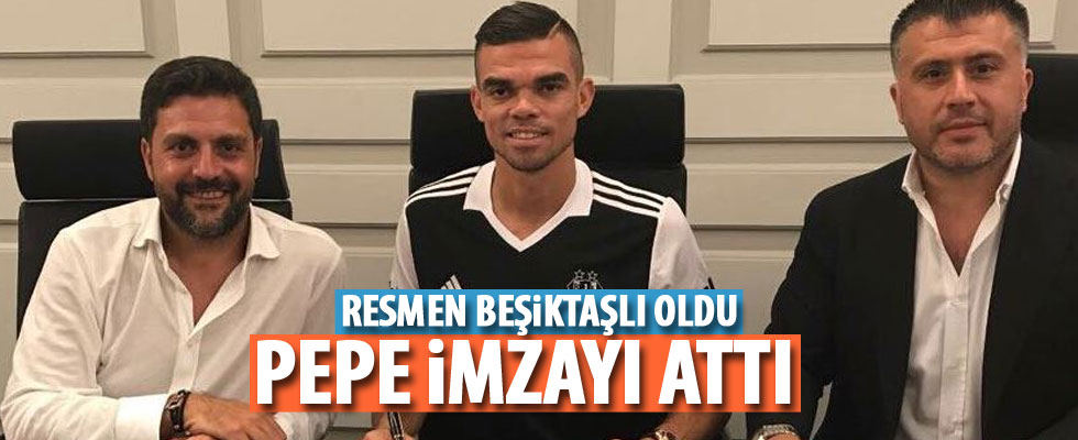 Pepe Beşiktaş formasını giydi