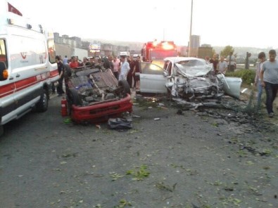 Trabzon'da Trafik Kazası Açıklaması 1 Ölü, 8 Yaralı
