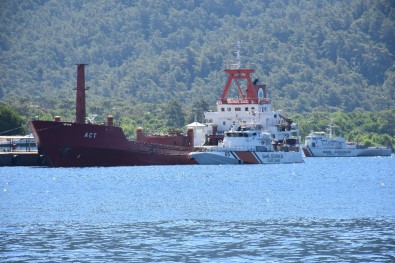 Yunan Sahil Güvenliğinin Ateş Açtığı Türk Gemisi Muğla'dan Ayrıldı