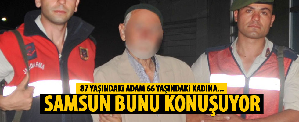 87 yaşındaki adama taciz gözaltısı!