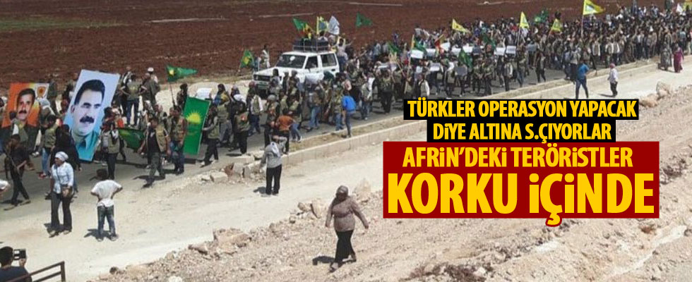 PKK’da Afrin paniği... Sığınaklar hazırlıyorlar...