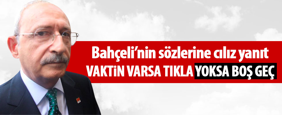 Bahçeli'nin 'provokasyon' çıkışının ardından Kılıçdaroğlu'ndan ilk açıklama