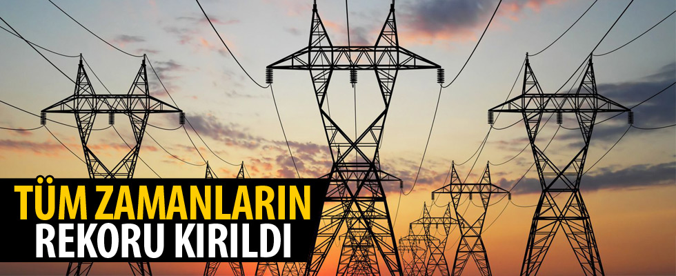 Elektrik tüketiminde rekor