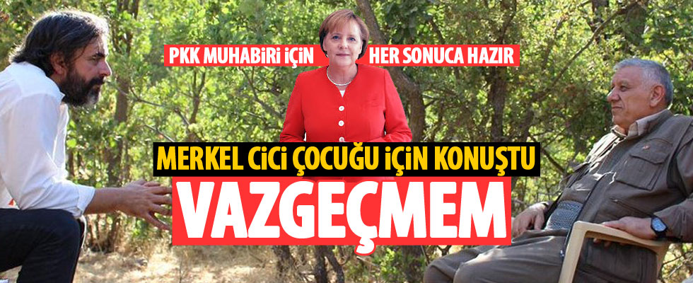Merkel: Deniz Yücel'den vazgeçmem