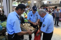 KÜLTÜR MANTARı - Zabıta Halk Pazarında 50 Kiloluk Mantara El Koydu