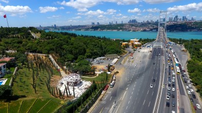 15 Temmuz Zafer Anıtı Ve Çamlıca'daki Çalışmalar Havadan Görüntülendi