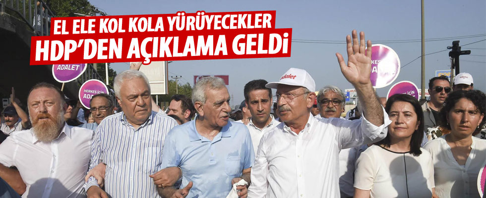 HDP'den 'Adalet Mitingi' açıklaması