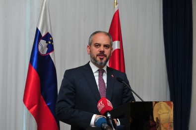 Spor Bakanı Kılıç 'Slovenya Milli Ve Silahlı Kuvvetler Günü' Resepsiyonuna Katıldı