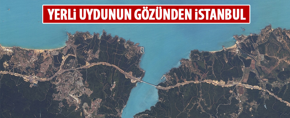 Yerli uydu RASAT İstanbul'u görüntüledi
