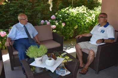 Başkan Albayrak'tan Başkan Baysan'a Geçmiş Olsun Ziyareti