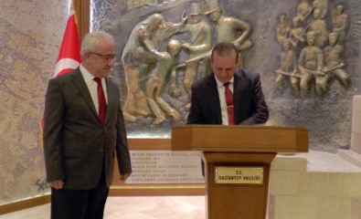 KKTC Kültür Ve Turizm Bakanı'ndan Gaziantep Valiliğine Ziyaret