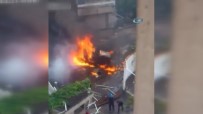 Protestocular Polis Panzerini Yaktı, Alevler Binaya Sıçradı