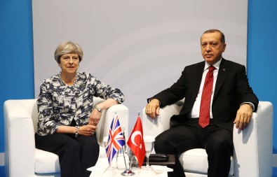 Erdoğan Theresa May İle Görüştü