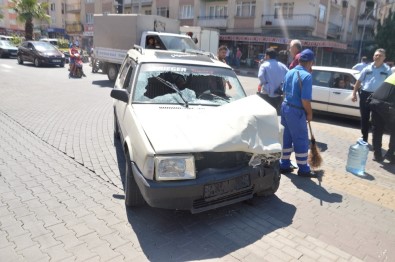 Nazilli'de Trafik Kazası Açıklaması 2 Yaralı