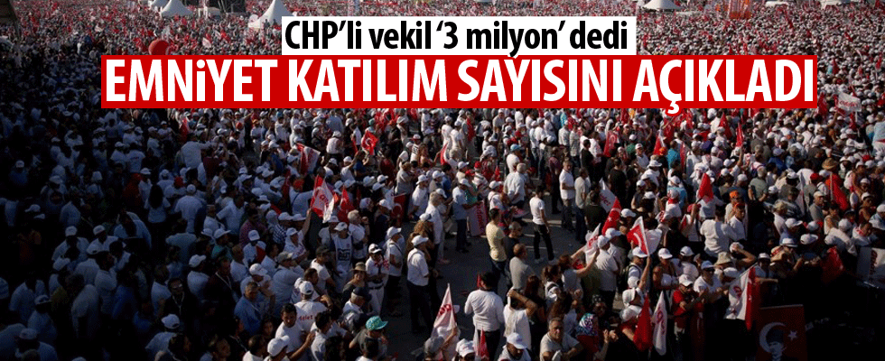 CHP'nin mitingine kaç kişi katıldı?