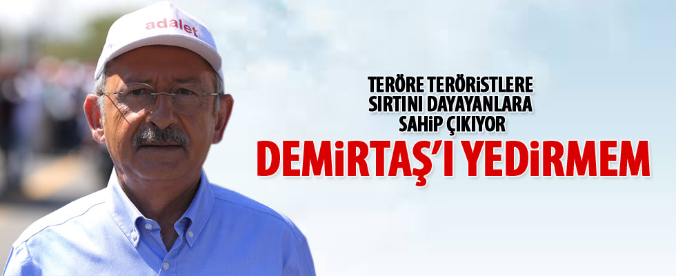 Kılıçdaroğlu, Demirtaş'a sahip çıktı