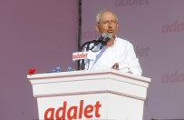 TUTUKLU GAZETECİLER - Kılıçdaroğlu Yürüyüşünü Maddelik 'Adalet Çağrısı' Metni İle Sonlandırdı