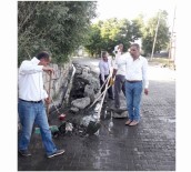 KONAKKURAN - Malazgirt Konakkuran Belde Belediyesinden Temizlik Çalışmaları