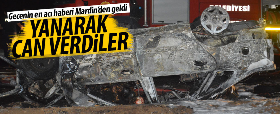 Mardin'de katliam gibi kaza