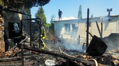 Bodrum'da Ev Yangını