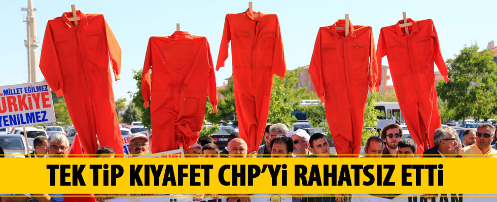 CHP 'tek tip kıyafetten' rahatsız
