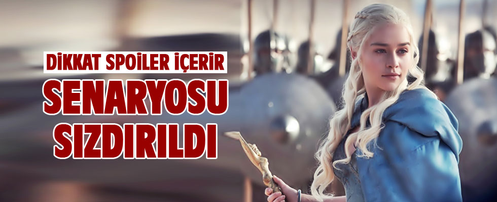 Game of Thrones'un 7. sezonunun senaryosu sızdırıldı!