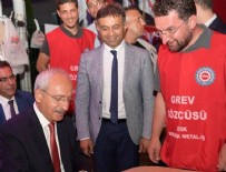 BIRLEŞIK METAL İŞ SENDIKASı - Kılıçdaroğlu, grev yapan işçileri ziyaret etti