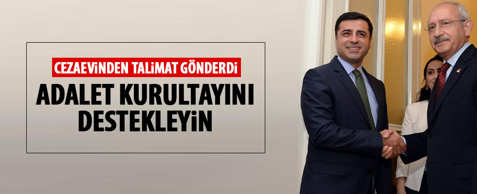 Demirtaş'tan CHP talimatı