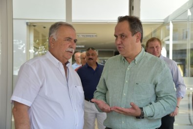 Giresun Belediye Başkası Aksu'dan Kardeş Şehir Çanakkale'nin Belediye Başkanı Gökhan'a Ziyaret