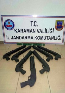 Karaman'da Ruhsatsız Tüfek Operasyonu
