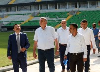 SAKARYASPOR - Vali Balkanlıoğlu Ve Başkan Toçoğlu Yeni Stadı İnceledi