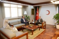 HARUN KARACAN - AK Parti'li Karacan, Türk Kızılayı'nı Ziyaret Etti