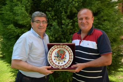 Bilecikspor Eski Teknik Adamı Çalışkan'dan Başkan Vekili Can'a Ziyaret