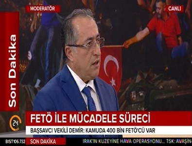 Kamuda 400 bin FETÖ'cü var